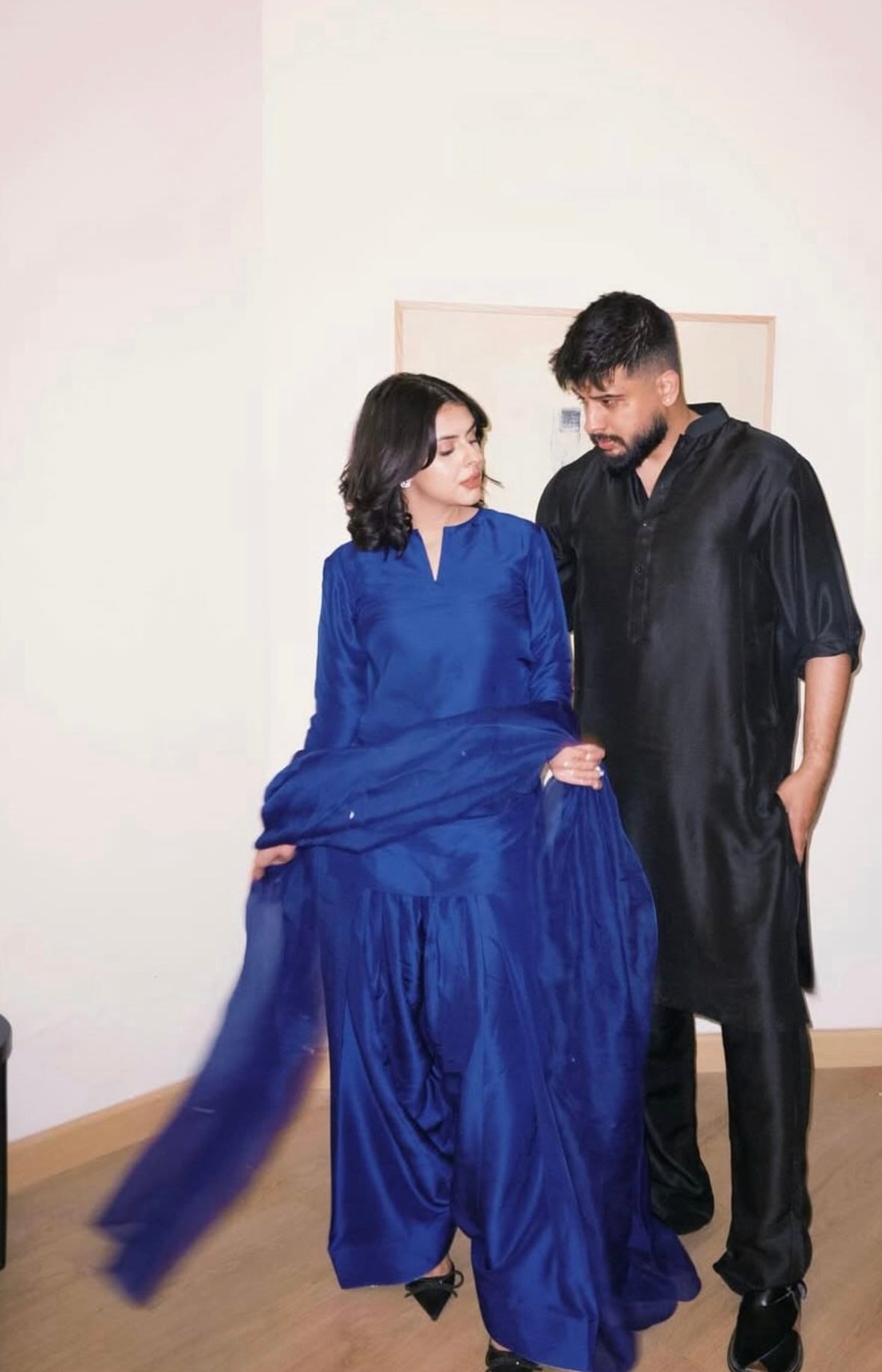Royal Blue Farshi