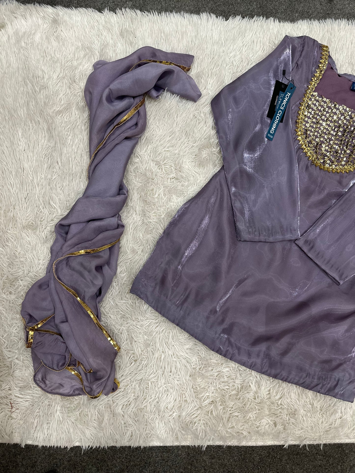 Lilac Farshi Shalwar Suit