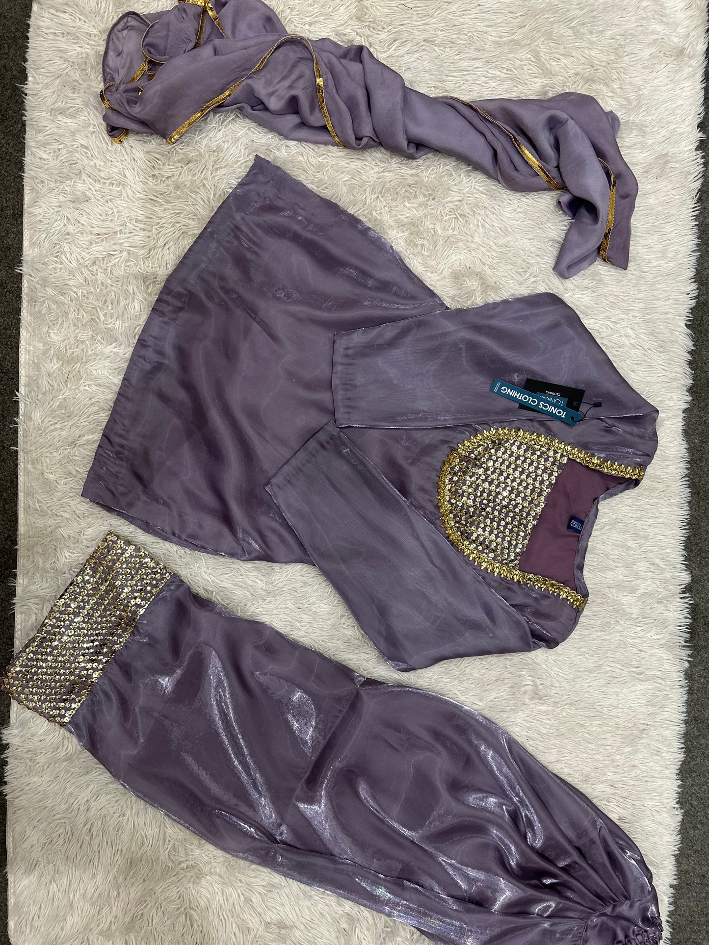 Lilac Farshi Shalwar Suit