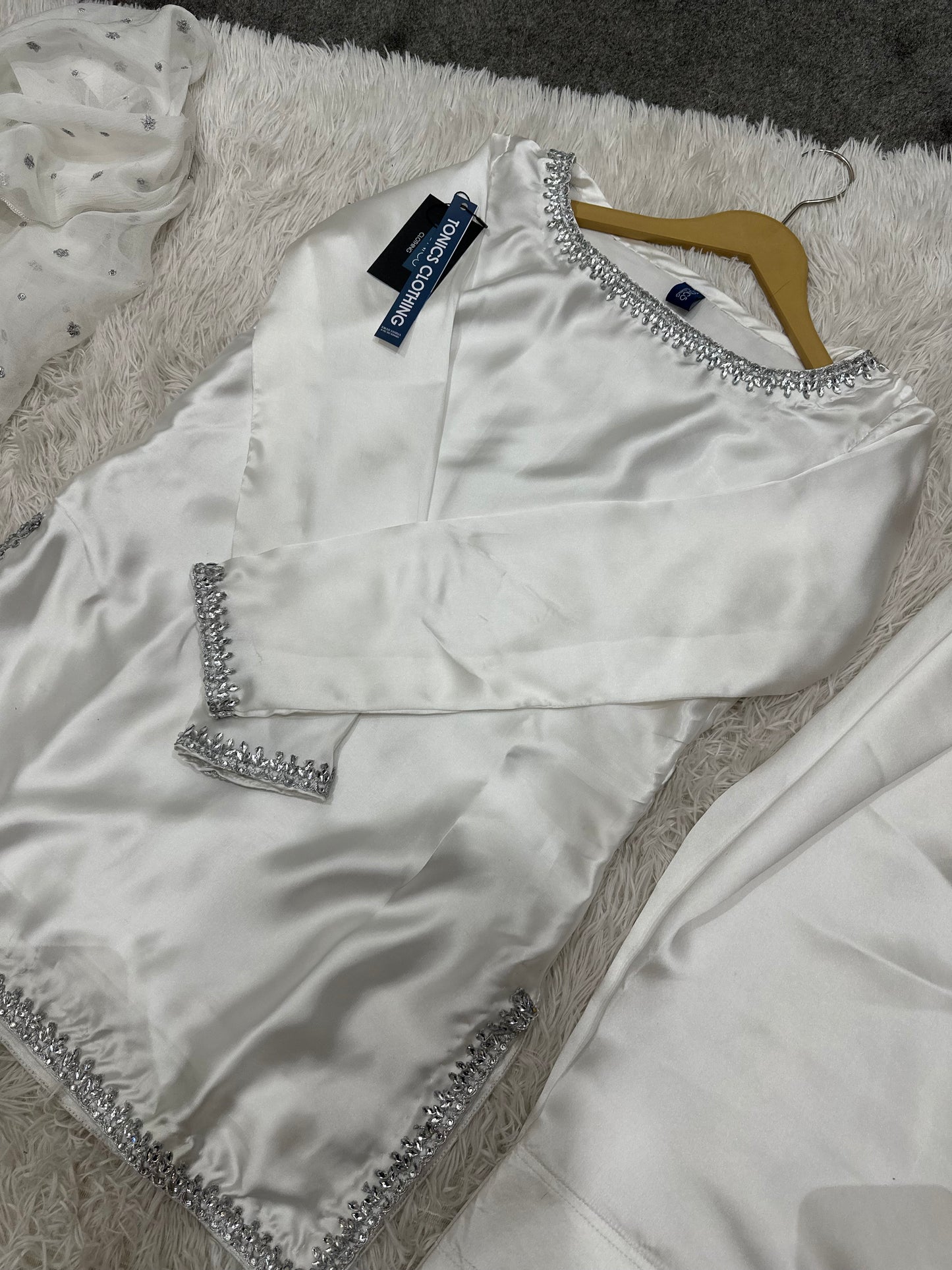 Offwhite Farshi Shalwar Suit