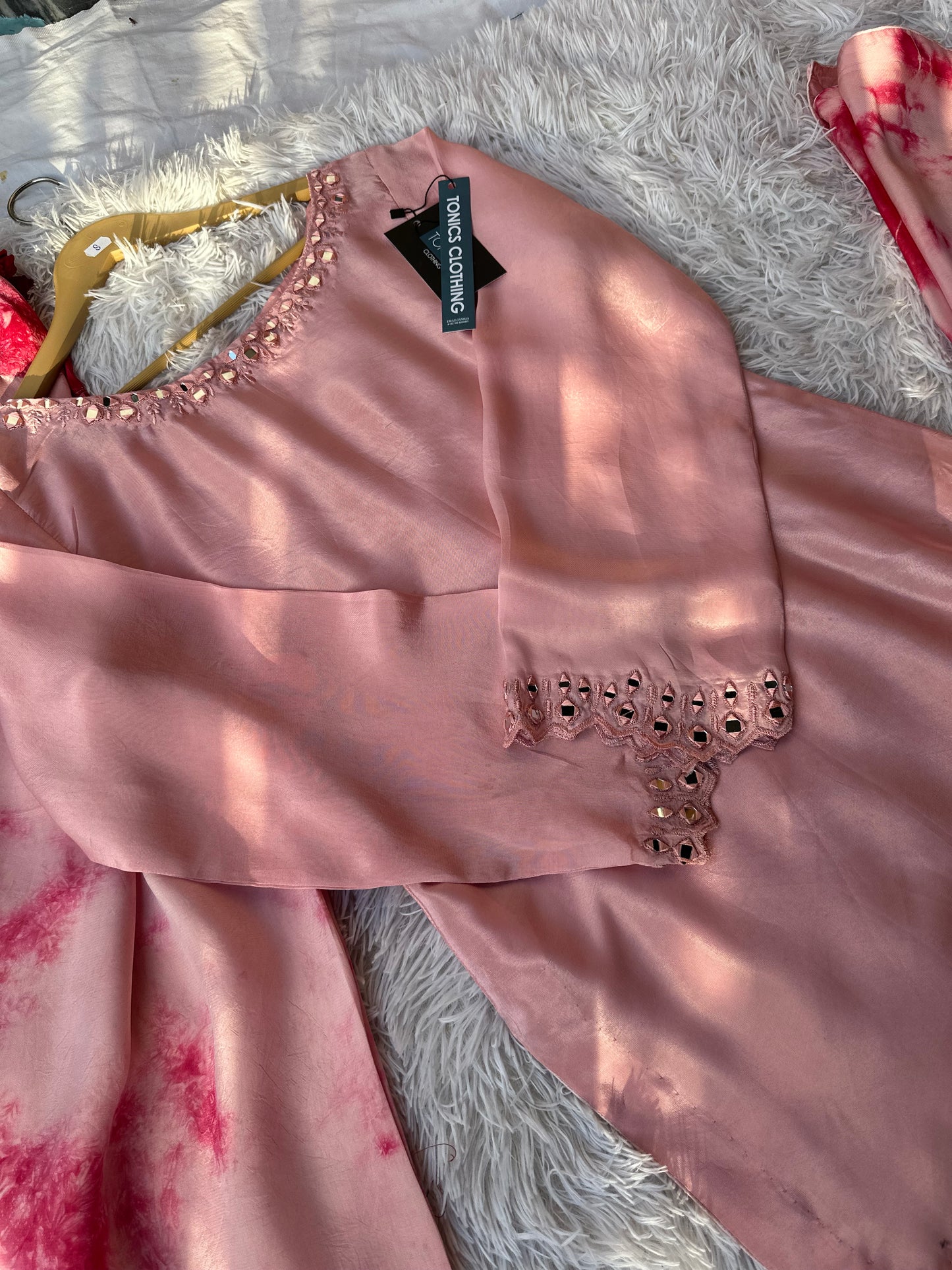 Tye-dye Farshi Shalwar Suit