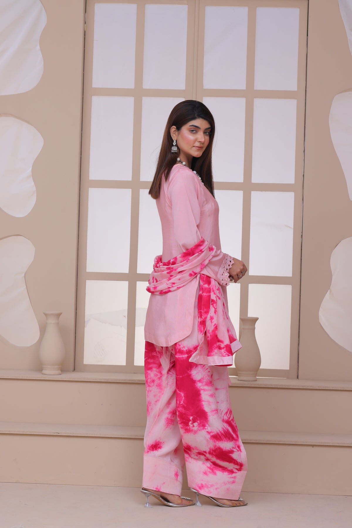 Tye-Dye Farshi Shalwar Suit