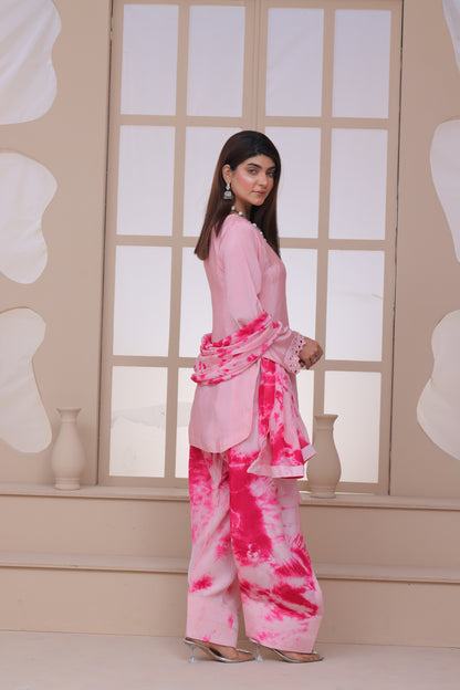 Tye-Dye Farshi Shalwar Suit