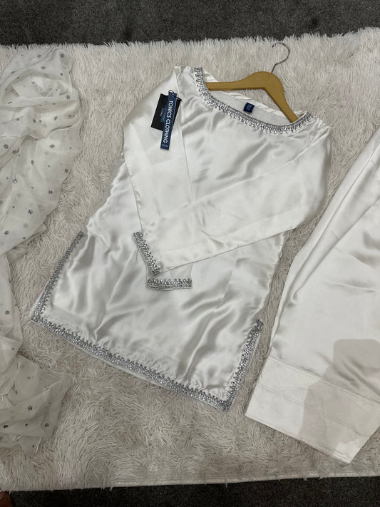 Offwhite Farshi Shalwar Suit
